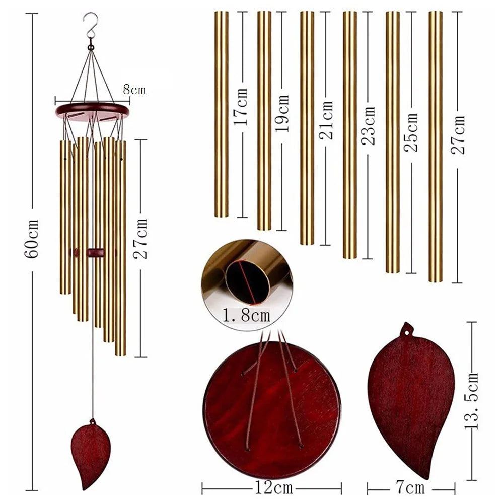 Slique-Aluminum-&-Pine-Wind-Chimes