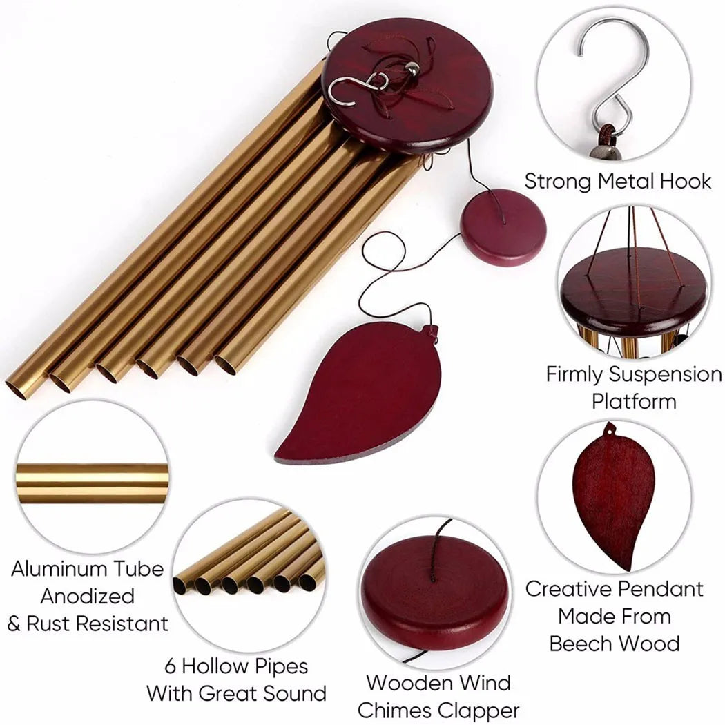 Slique-Aluminum-&-Pine-Wind-Chimes