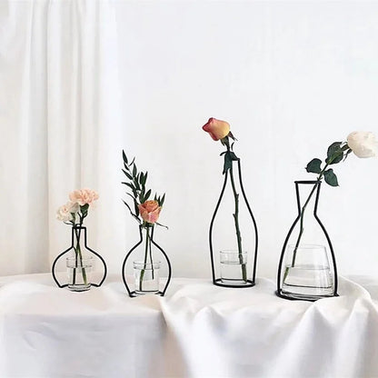 Slique-Nordic-Style-Metal-Frame-Vase