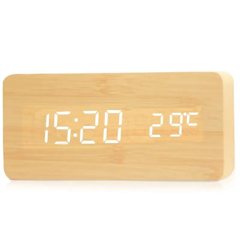 Wooden Alarm Clock