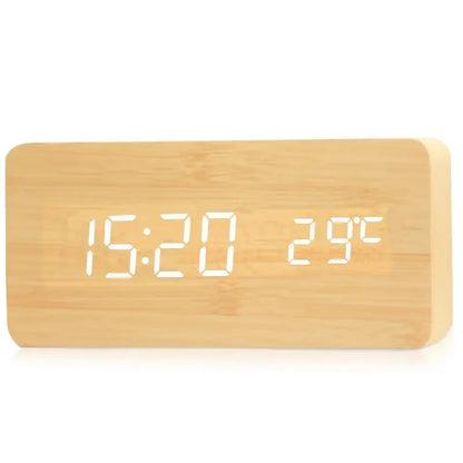 Wooden Alarm Clock