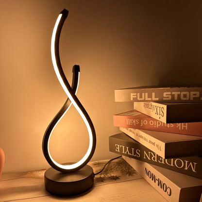 Slique-Infinity-Twist-LED-Table-Lamp