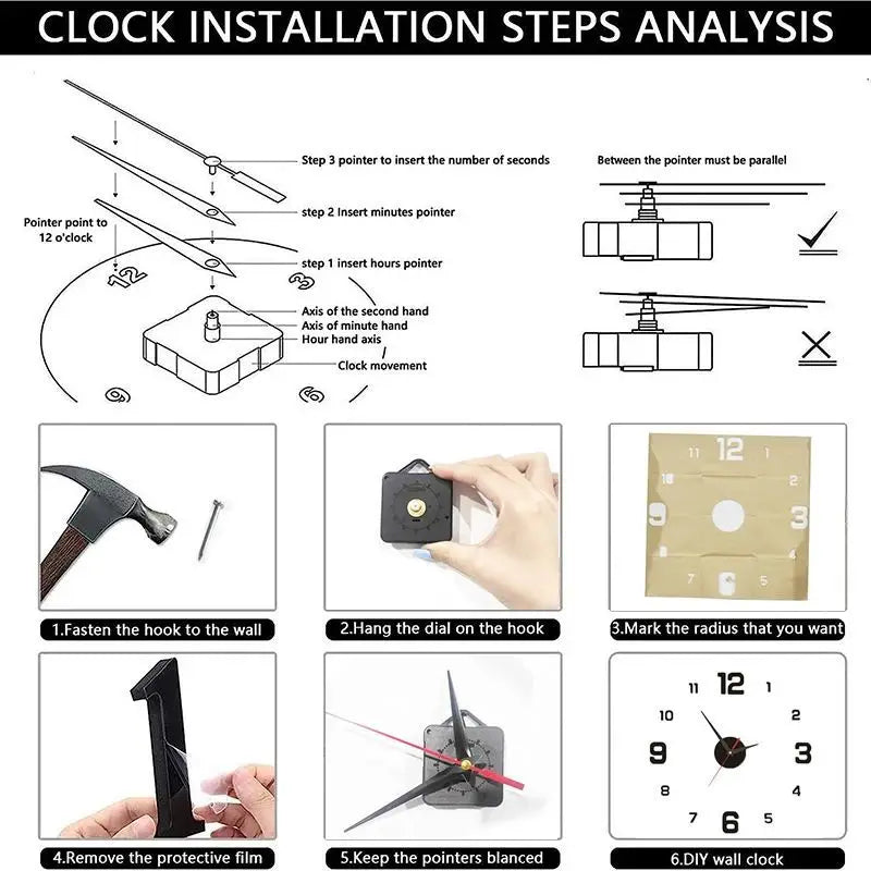 Slique-Modern-3D-Wall-Clock