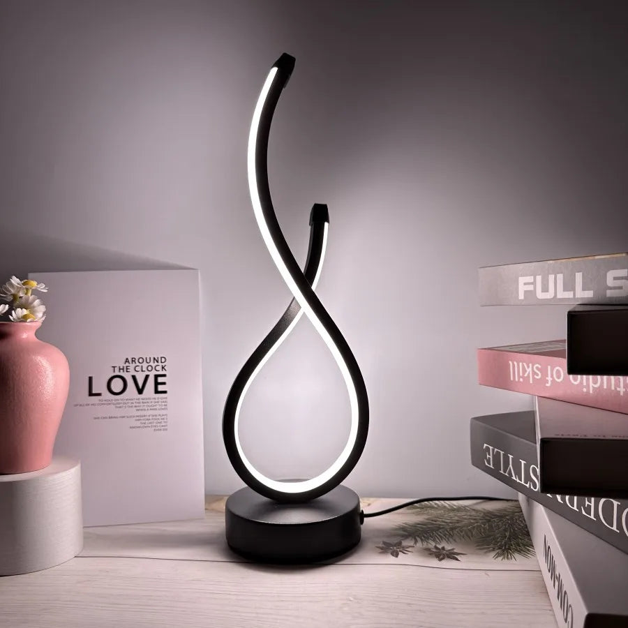 Slique-Infinity-Twist-LED-Table-Lamp