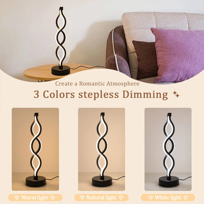 Spiral LED Table Lamp