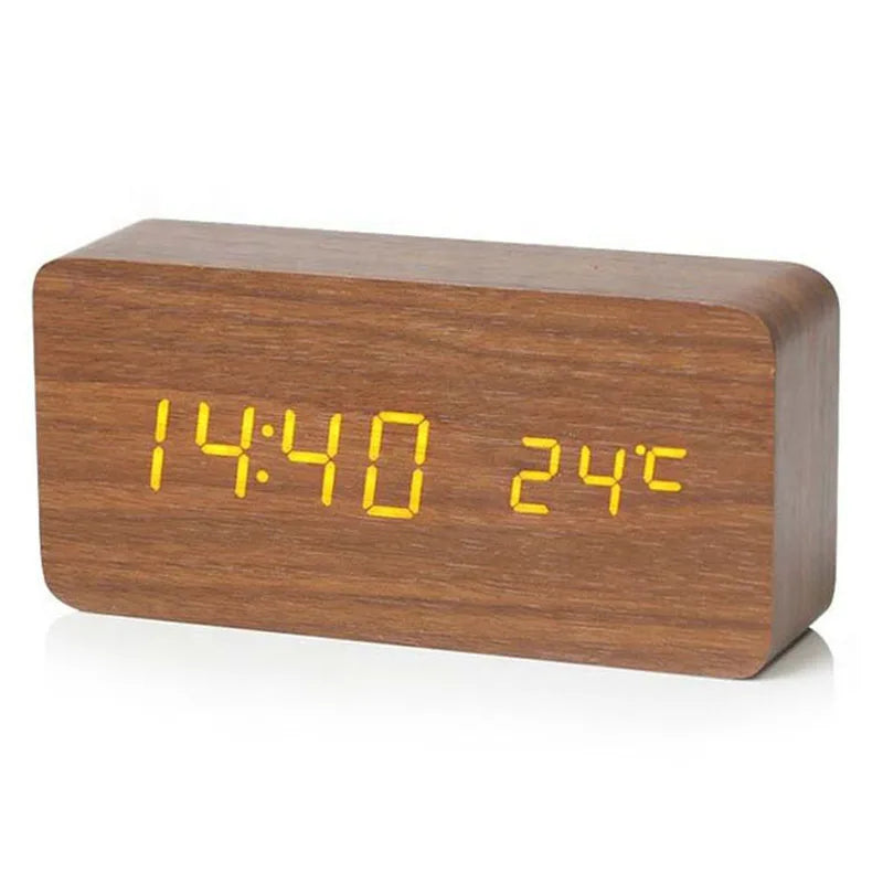 Wooden Alarm Clock