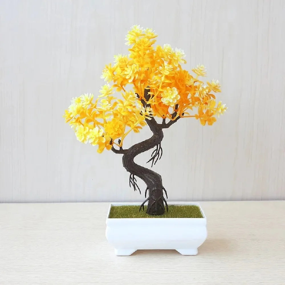 Slique-Artificial-Mini-Bonsai-Tree-Yellow