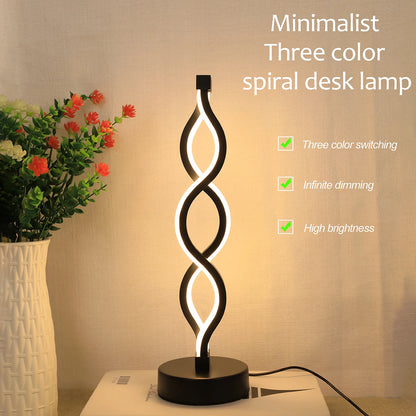 Spiral LED Table Lamp